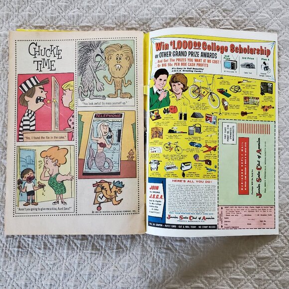 Walt Disney Comic Book Gold Key Huey Dewey & Louie Junior Woodchucks No # 3 1968 - Picture 8 of 11